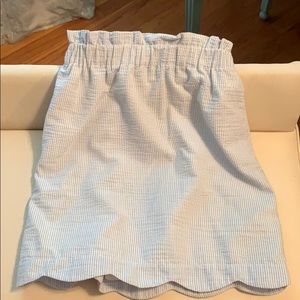Lauren James seersucker skirt